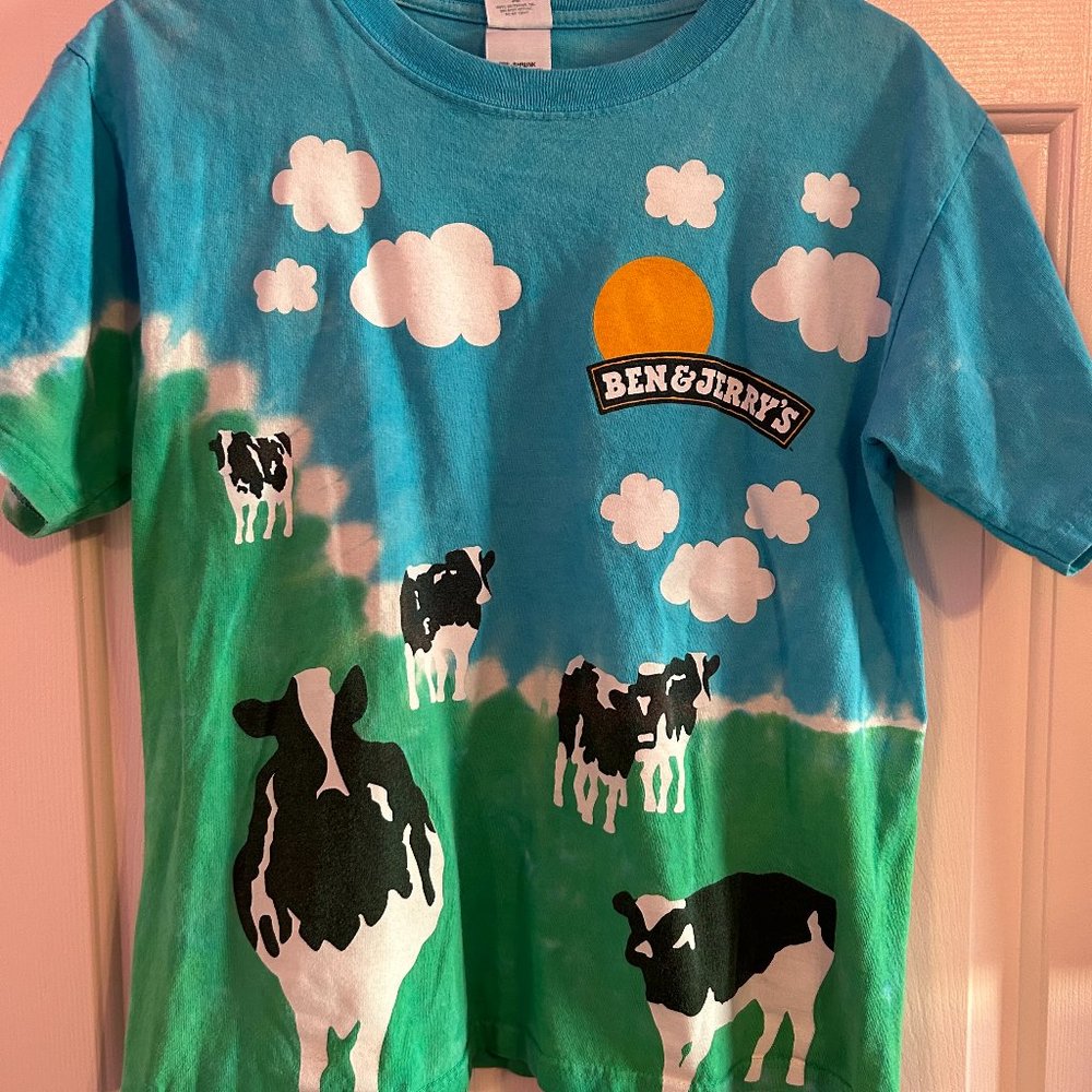 Ben and Jerrys cow shirt